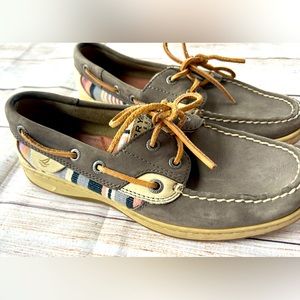 Sperry Top-Sider Leather/Fabric Women’s Boat Shoe